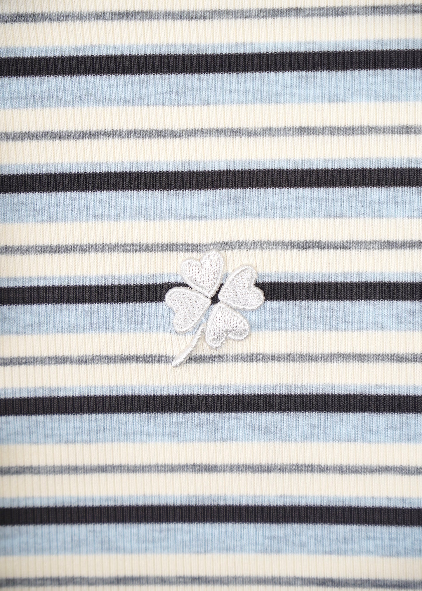 lucky clover stripe polo shirt
