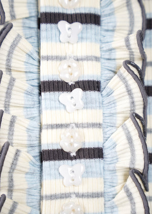lucky clover stripe polo shirt