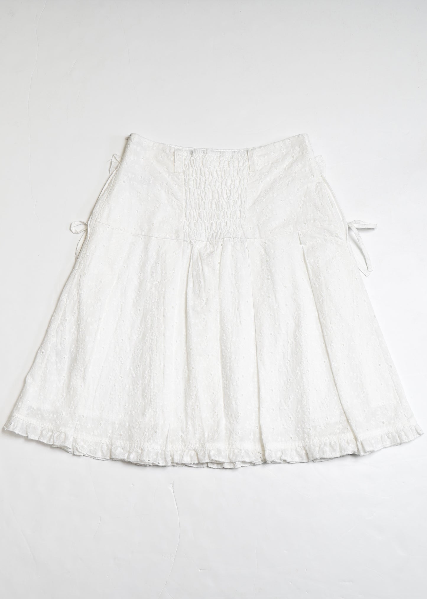 pleated cargo floral skirt