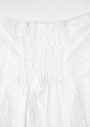 pleated cargo floral skirt