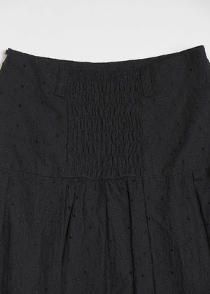 pleated cargo floral skirt