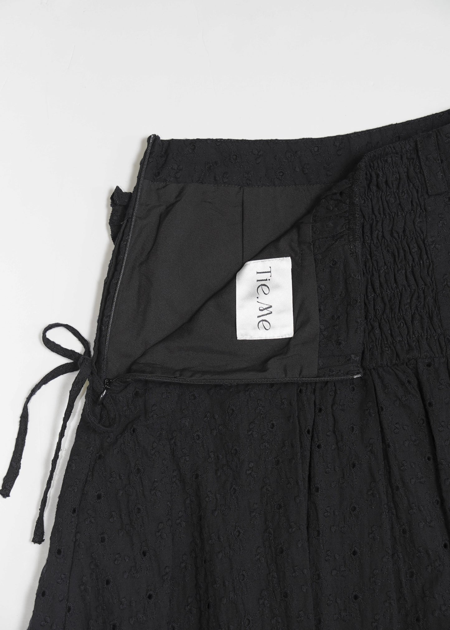 pleated cargo floral skirt