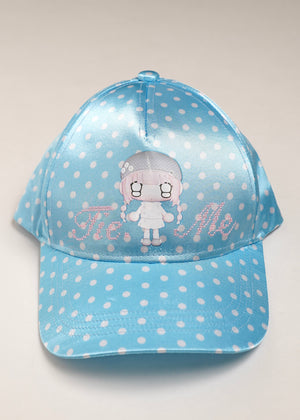 【HUHUEE】gallery girl satin dot cap