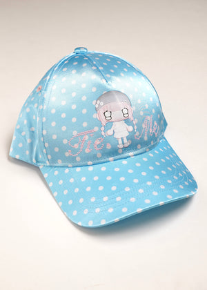 【HUHUEE】gallery girl satin dot cap