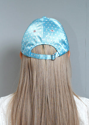 【HUHUEE】gallery girl satin dot cap