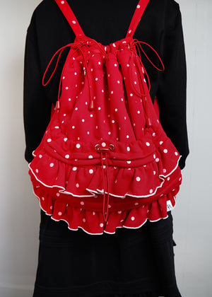 dot frill knapsack