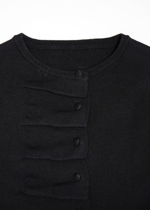 button up knit-slim fit