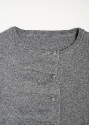 button up knit-slim fit