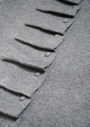 button up knit-slim fit