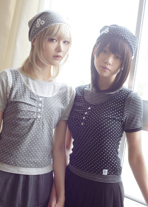 dot button beanie