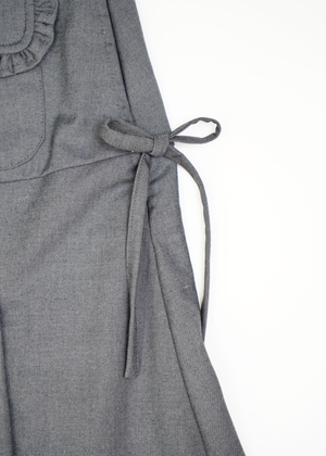 pleated cargo skirt