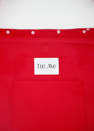 dot frill 2-way tote bag