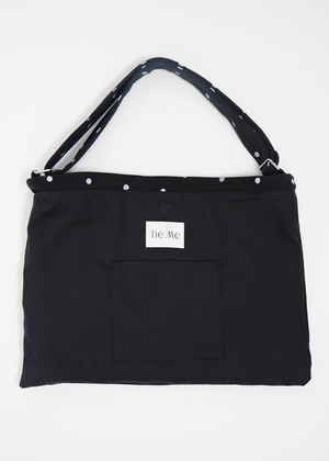 dot frill 2-way tote bag
