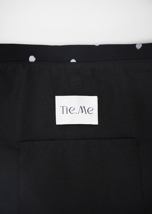 dot frill 2-way tote bag