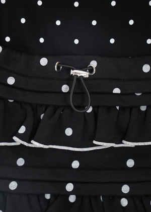 dot frill 2-way tote bag