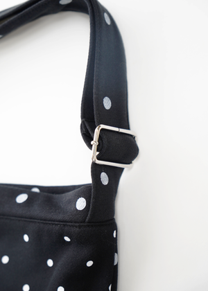 dot frill 2-way tote bag