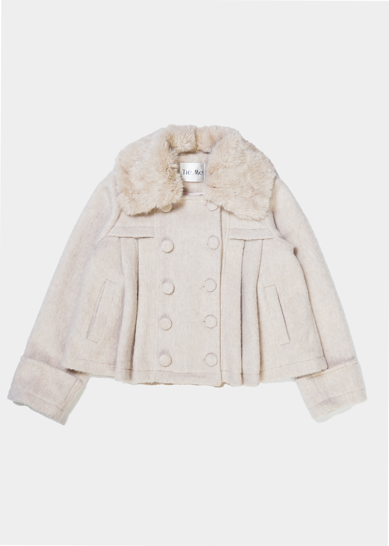 【12月上旬発送】grace fur collar wool coat