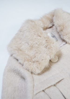 【12月上旬発送】grace fur collar wool coat