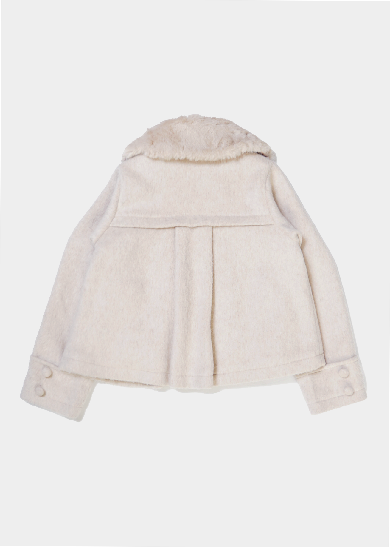 【12月上旬発送】grace fur collar wool coat