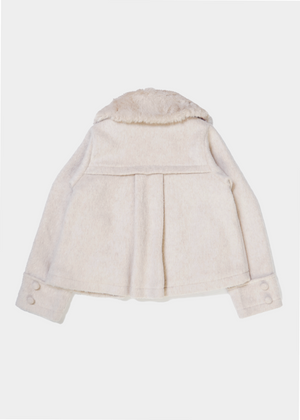 【12月上旬発送】grace fur collar wool coat