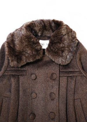 【12月上旬発送】grace fur collar wool coat