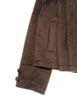 【12月上旬発送】grace fur collar wool coat