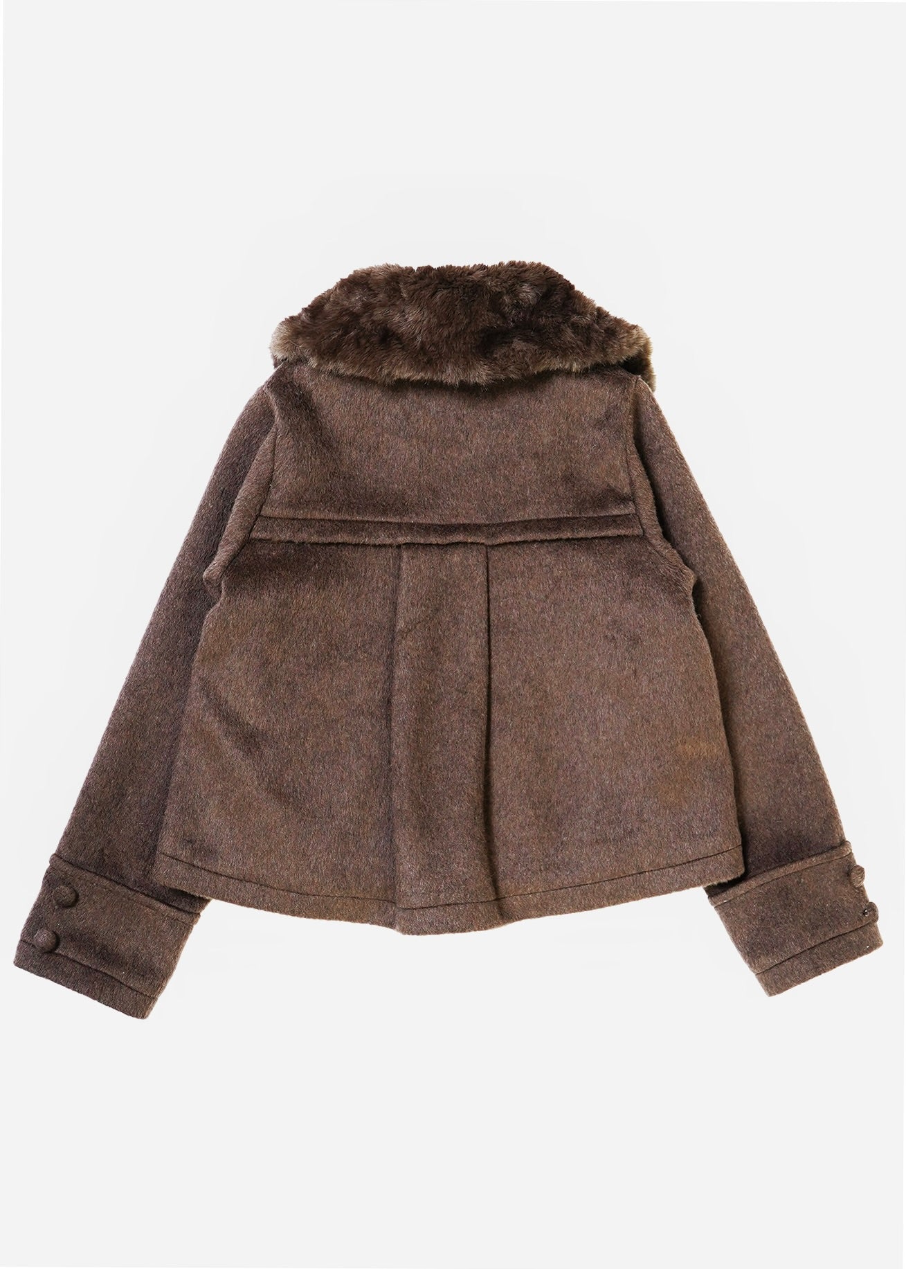 【12月上旬発送】grace fur collar wool coat