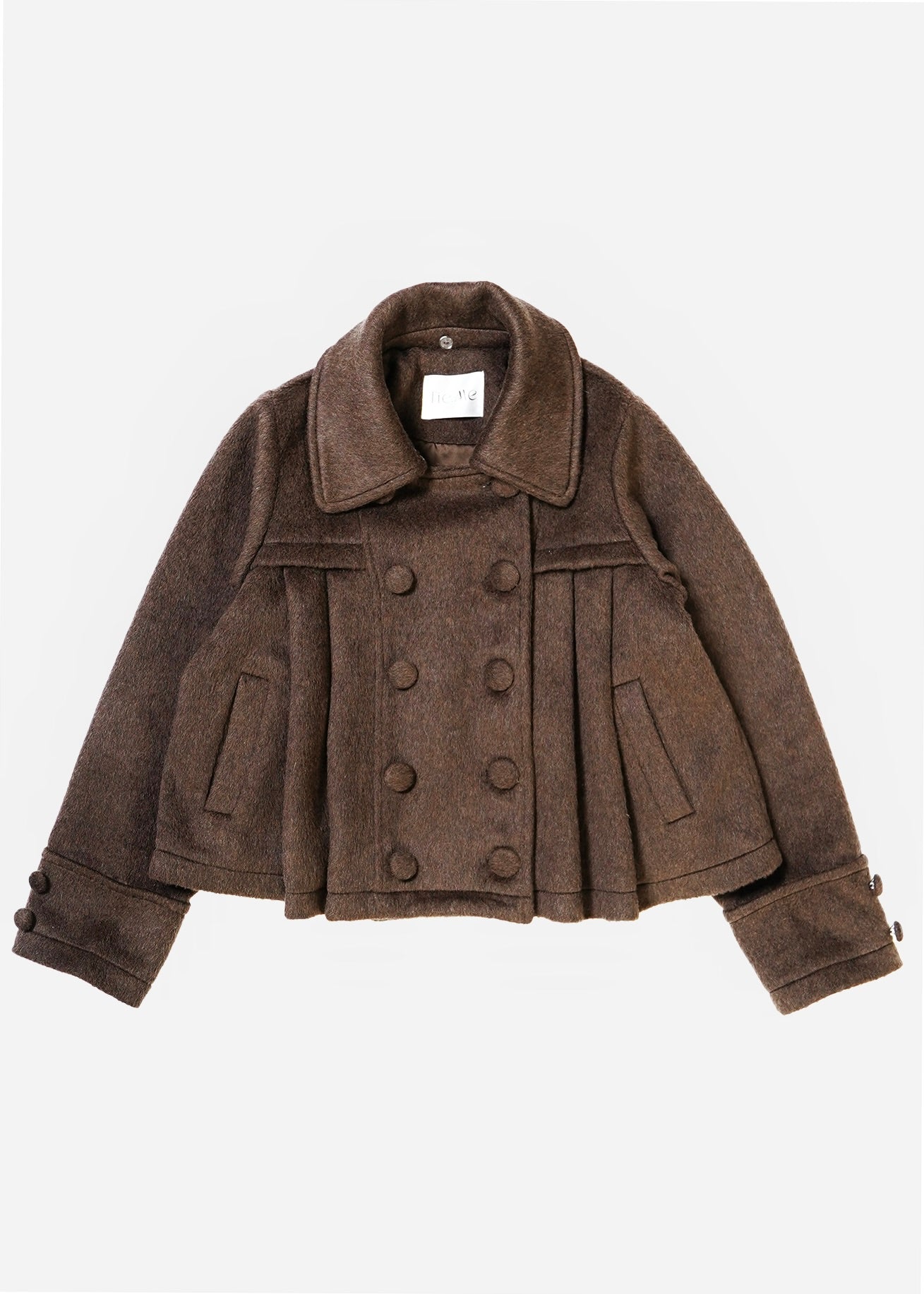 新色黒追加発売】grace fur collar wool coat – Tie.Me