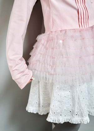 tulle dress-up Tee blouse