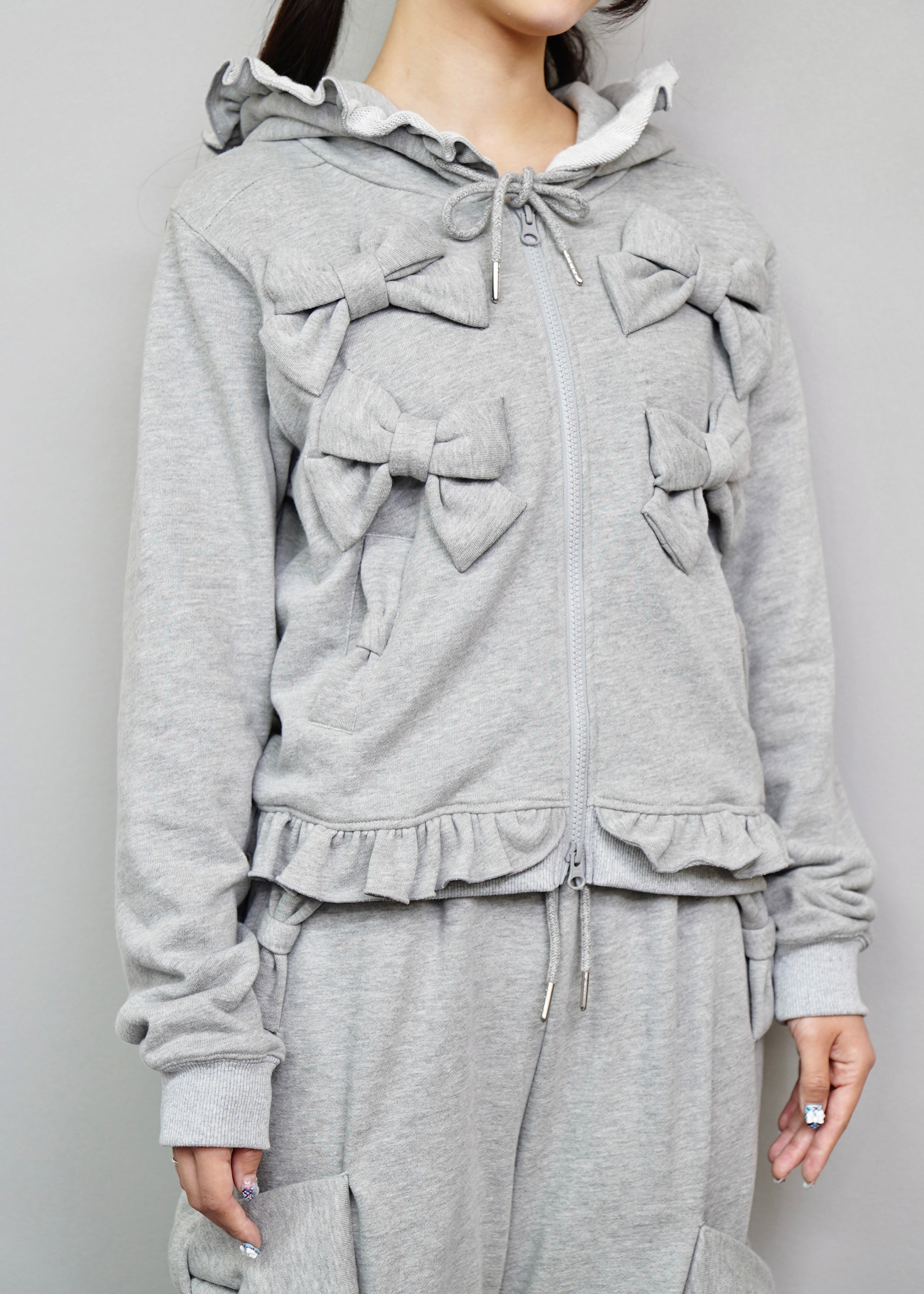 ribbonful zip hoodie – Tie.Me