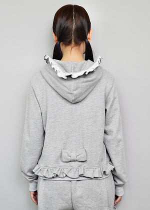 ribbonful zip hoodie