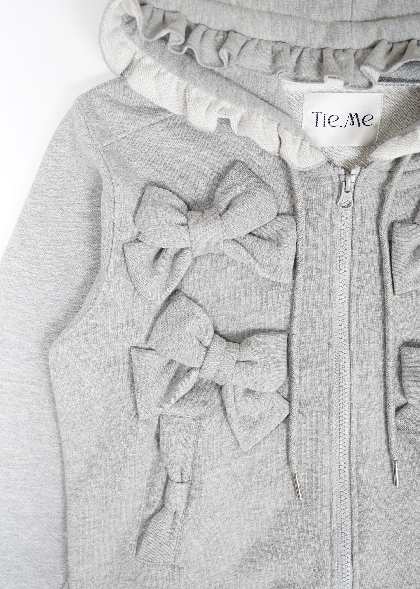 ribbonful zip hoodie