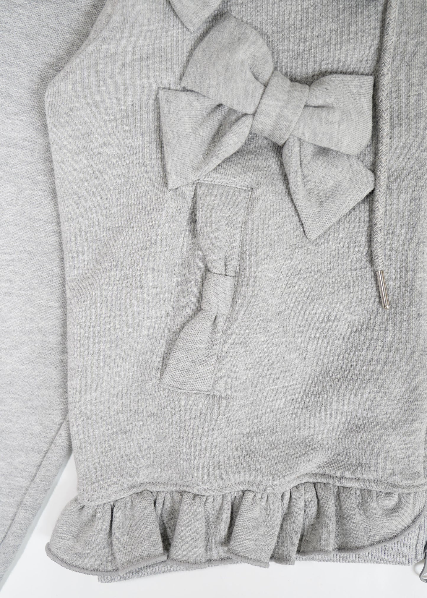 ribbonful zip hoodie