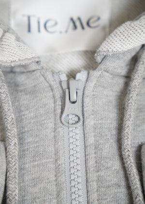 ribbonful zip hoodie