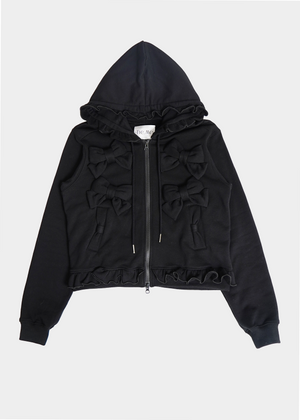 ribbonful zip hoodie