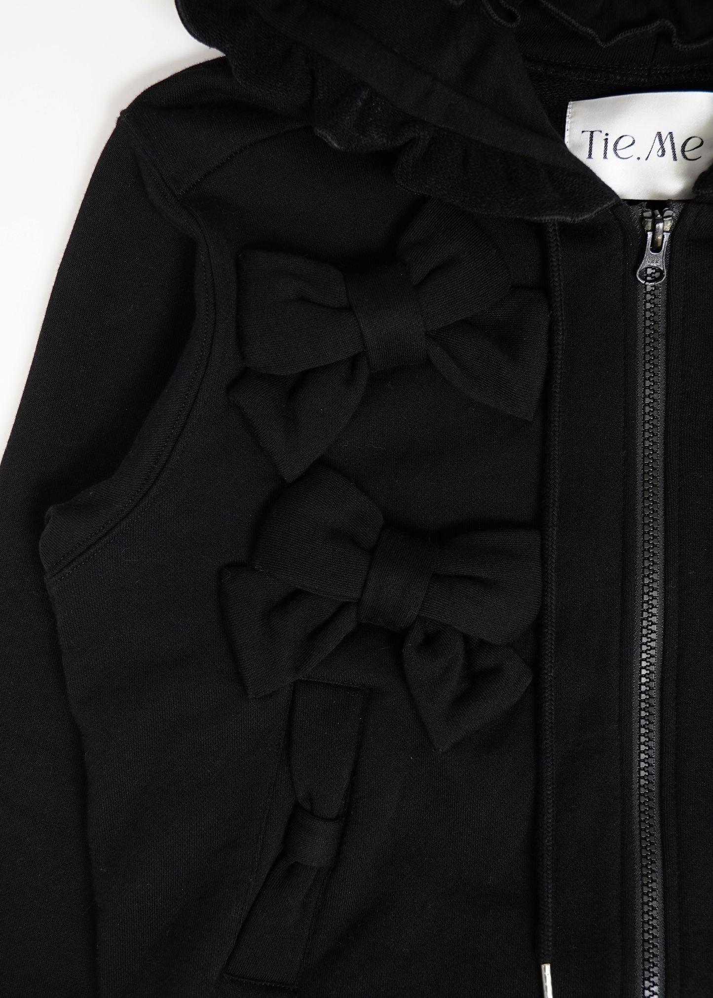 ribbonful zip hoodie