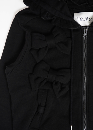 ribbonful zip hoodie