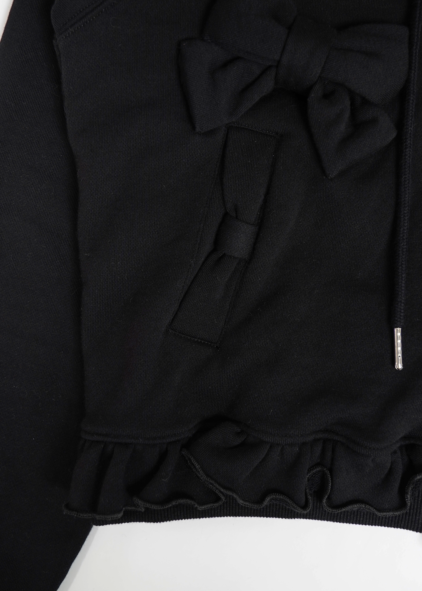 ribbonful zip hoodie