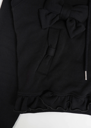 ribbonful zip hoodie