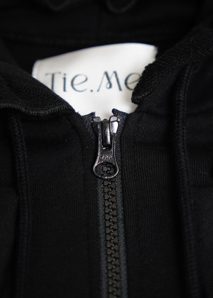 ribbonful zip hoodie