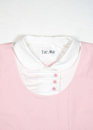 button up shirt layered tee