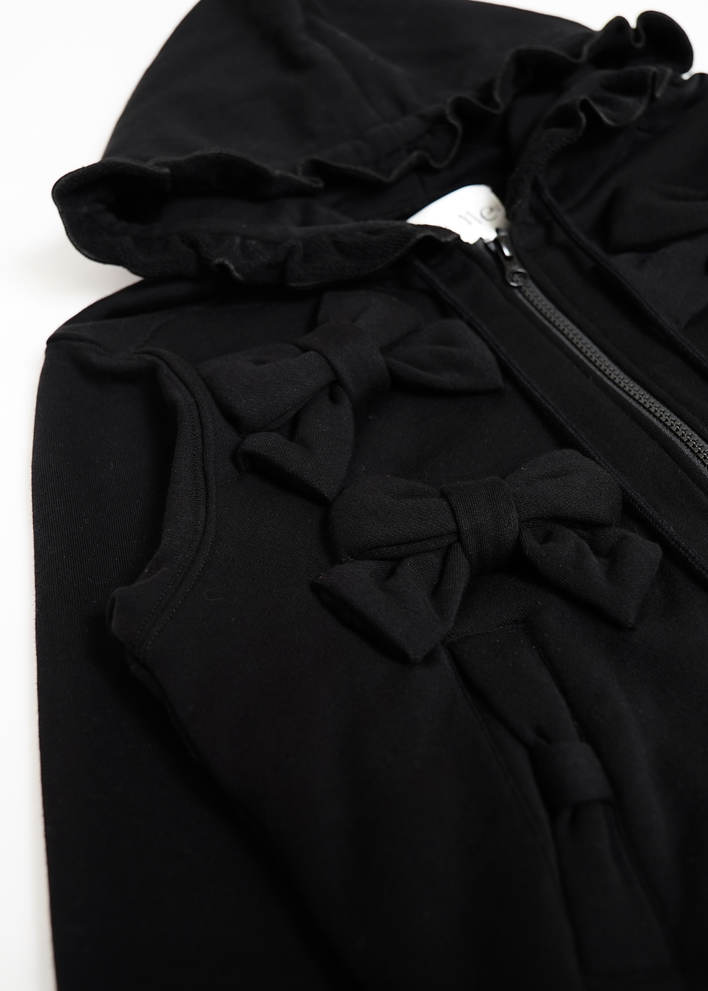 ribbonful zip hoodie