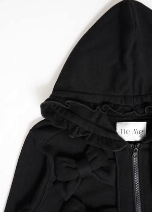 ribbonful zip hoodie