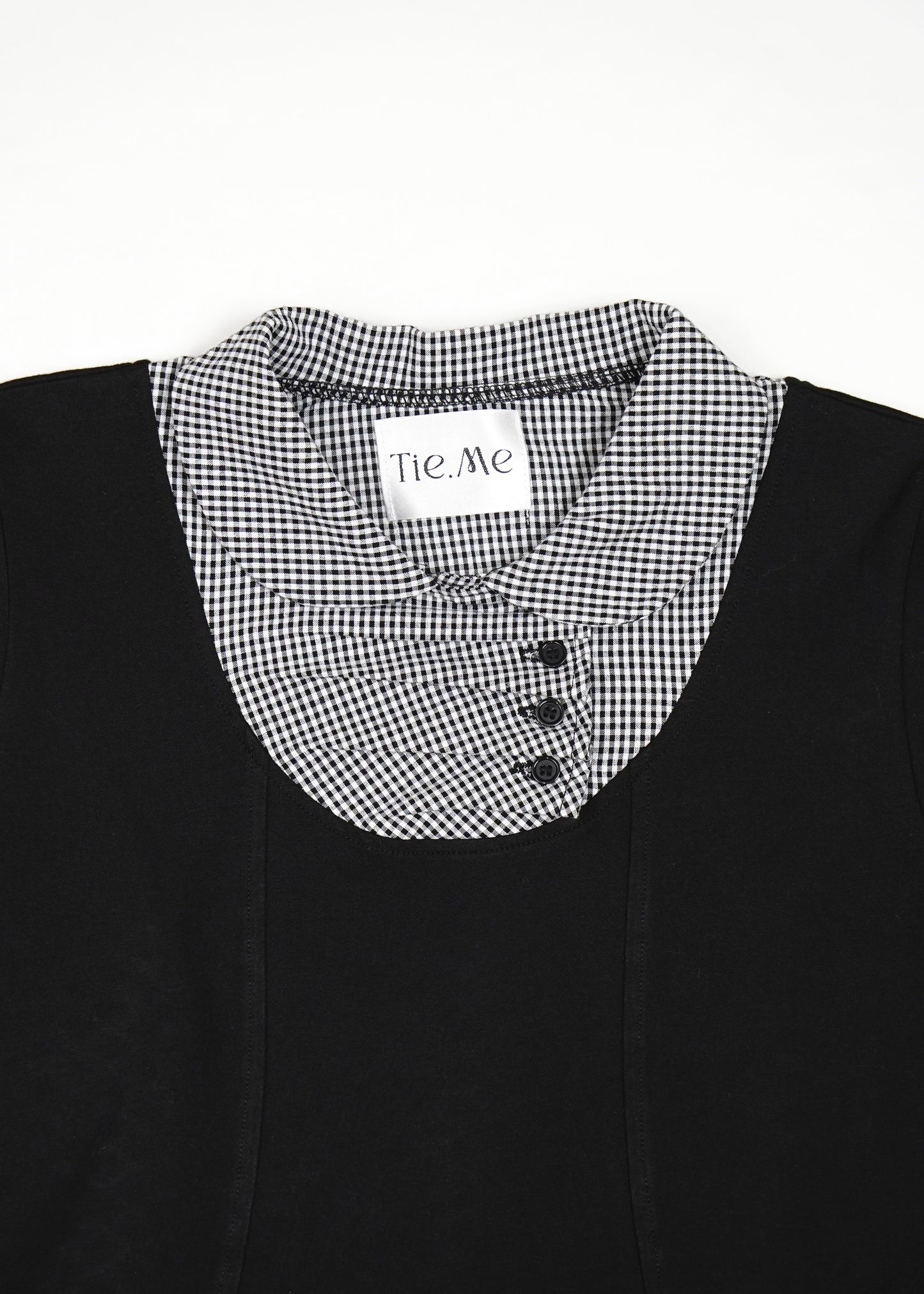 button up shirt layered tee