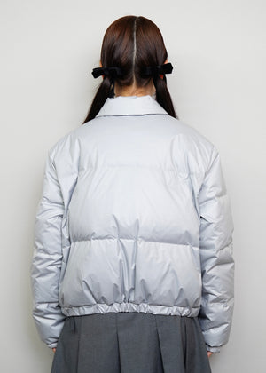 soft frill down jacket