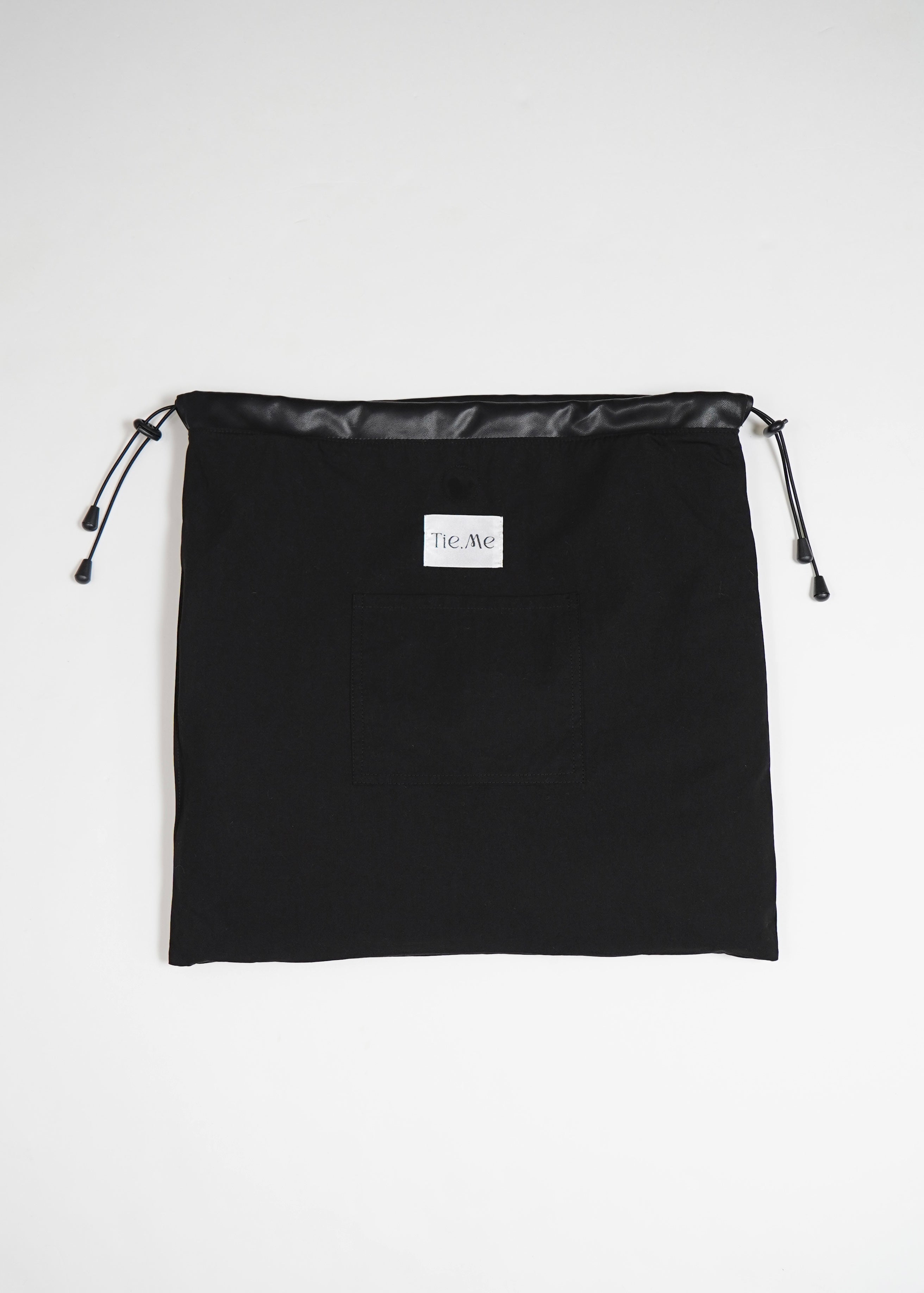 soft vegan leather frill knapsack – Tie.Me