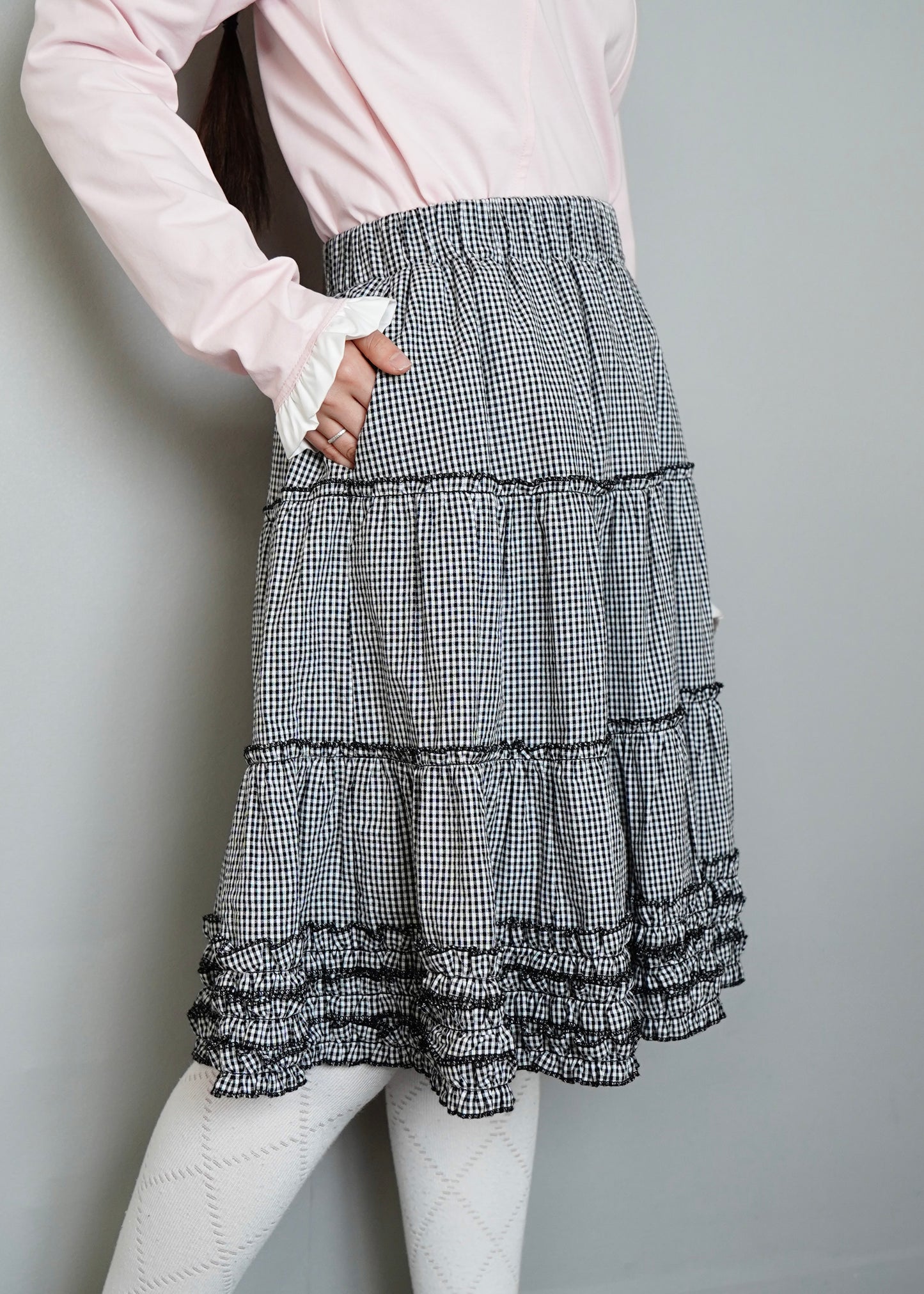 classic frill skirt