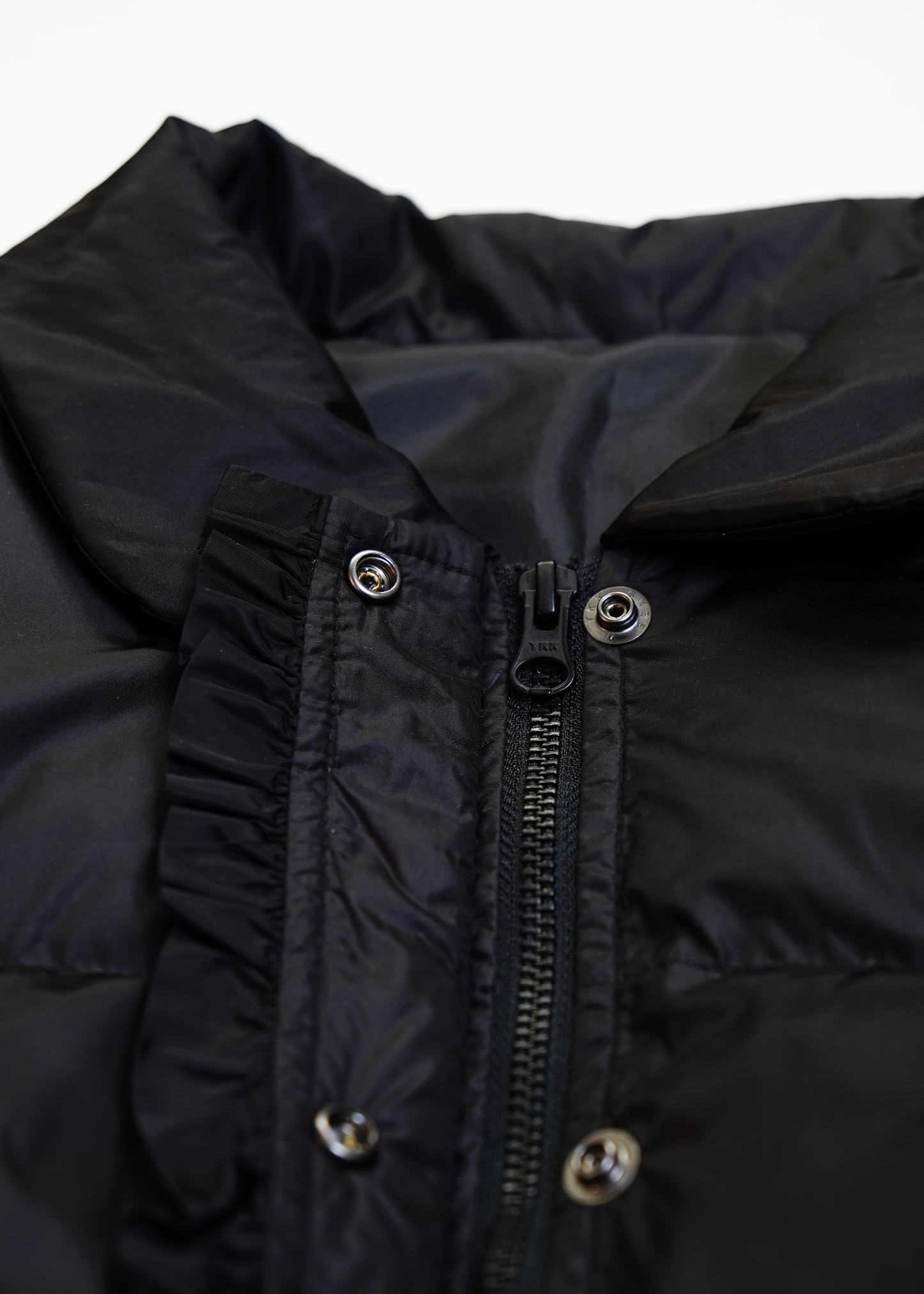 soft frill down jacket