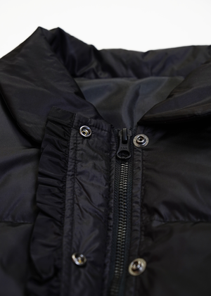 soft frill down jacket