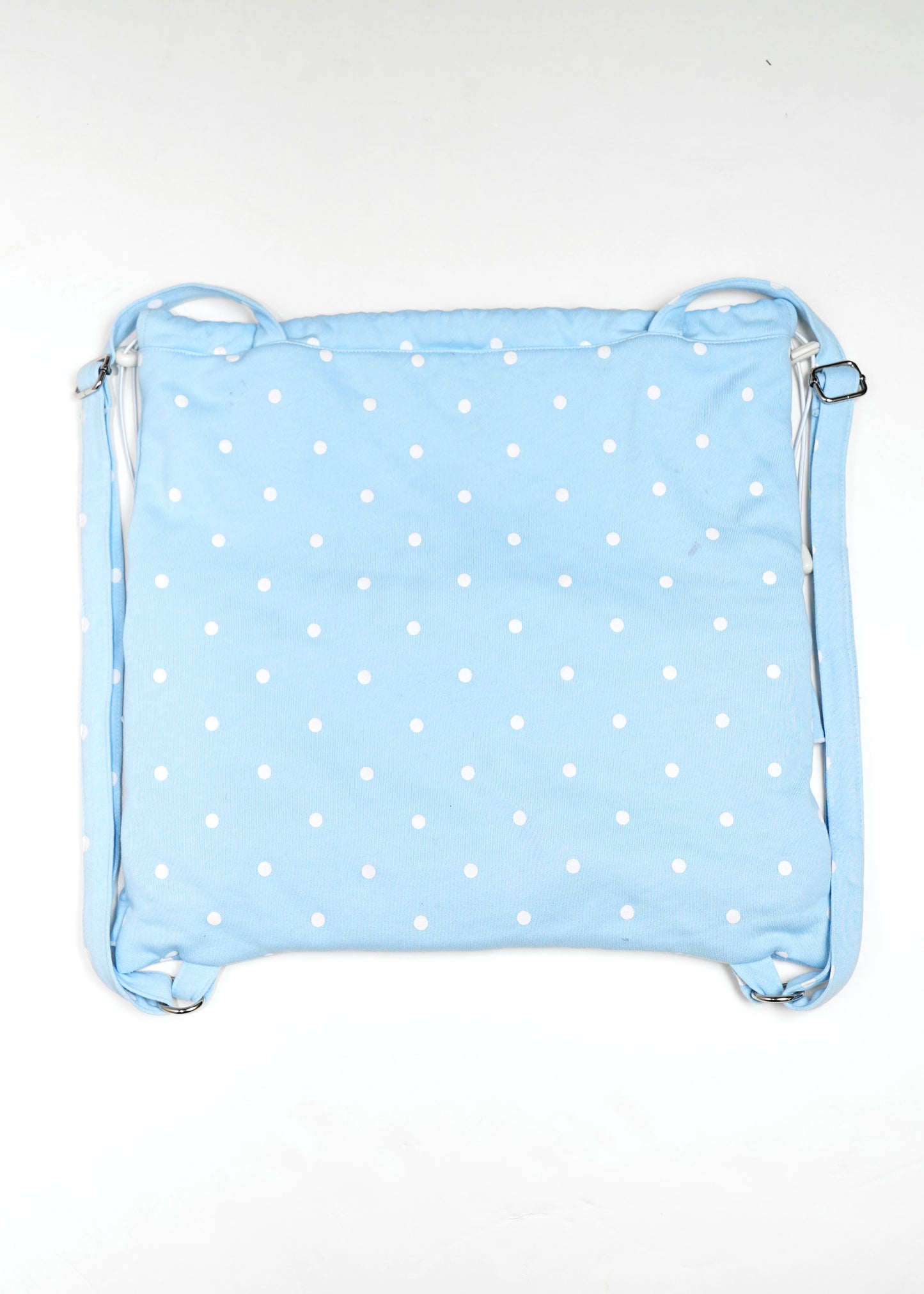 dot frill knapsack-pink&blue